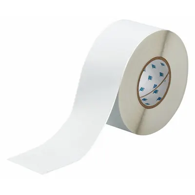 BRADY Continuous Label Stock: Tamper Indicating Footprint 'Checker Board' Pattern - Brady Checkerboard Footprint Tamper-Indicating Continuous Label Rolls