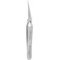 EXCELTA Tweezers: Stainless Steel, Point, Straight Tip, 0.008 in Tip Thick (MPN DN-5-SA)