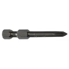 Imperial PH2 #2 Phillips impact-rated bit with standard tip style and hex shank. Suitable for driving screws in assembly and construction applications using impact drivers. Pack of 5.