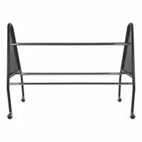 CHAMPION SPORTS Ball Cart: 51 in Overall Lg, 18 in Overall Wd, 38 in Overall Ht, Black (MPN BRC15)