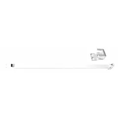This sliding door bar from PRIME-LINE is designed to secure sliding doors by providing a physical barrier that prevents forced entry. It measures 1 inch in height and 1 inch in width, suitable for residential or light commercial applications.