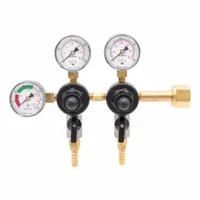 HARRIS Beverage Gas Regulator: For Beer Beverage, For Carbon Dioxide Gas, 2 Regulators, 2 Outlets (MPN 3005232)