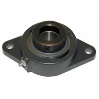 TIMKEN 2 Bolt Flange Bearing: Radial Ball, 5/8 in Bore, Cast Iron, Eccentric Collar, 3 55/64 in Lg (MPN VCJT 5/8)