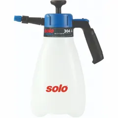 Handheld sprayer with 1/2 gal poly tank, 45 psi operating pressure, and adjustable nozzle. Delivers a maximum spray distance of 30 ft. Chemically compatible with acids. Suitable for spot cleaning and degreasing tasks in industrial maintenance, facility cleaning, and workshop applications.
