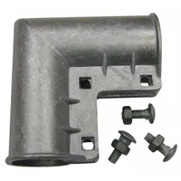 APPROVED VENDOR Gate Elbow: Aluminum, Includes: (3) Bolt Holes/(3) Sets of Nuts and Bolts (MPN 4LVH1)