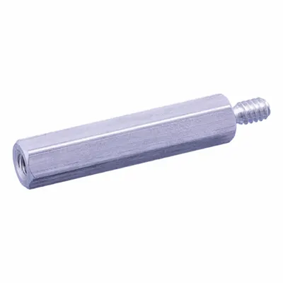 RAF ELECTRONIC HARDWARE Hex Male-Female Standoff: Male x Female, #4-40 Thread Sz, 21/32 in Lg, Hex - Steel Male x Female Standoffs