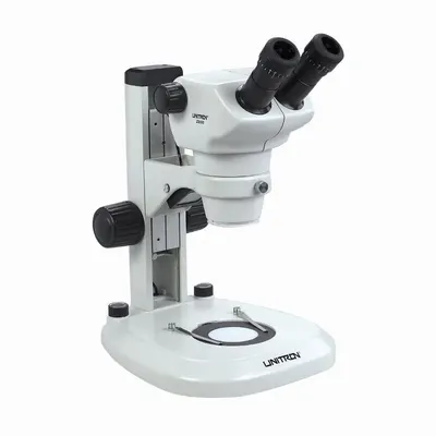 UNITRON Microscope: Stereo, Binocular, 0.8X to 5X, 22 mm Optical Field of View - Stereo Microscopes