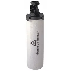 Replacement filter element with activated carbon media rated at 0.003 micron. Designed for removal of contaminants, odors, and organic compounds from compressed air or gas streams. Suitable for use in compatible filtration systems requiring high-purity filtration.