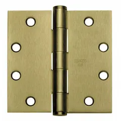 This steel full mortise-mount butt hinge features a 1 3/4 in leaf width, concealed bearing type, and a removable pin. It is designed for commercial door applications requiring a full mortise mount. The concealed bearing ensures smooth operation, while the removable pin facilitates easy door installation or removal.