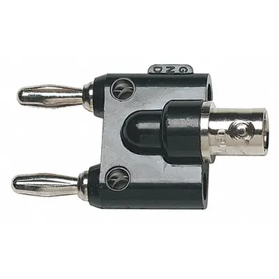 FLUKE BNC (F) Banana Plug: Double Banana Jack, Banana Jack Adapters, Not Panel Mounted - BNC x Banana Jack Adapters