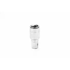 This 1/2" drive hand socket extension has a 1/2" input and output drive size with a chrome finish. It extends the reach of a ratchet or torque wrench to access fasteners in recessed or confined spaces. Suitable for automotive, machinery, and industrial applications.