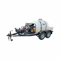 SIMPSON Pressure Washer Trailer: Trailer Pressure Washer, Hot, Heavy Duty, Diesel, 4 gpm Flow Rate (MPN TRS33555231ECA)