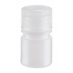 Polypropylene Narrow Mouth Round Lab Bottle, 8 mL, Natural, 20-410 mm Screw Closure
