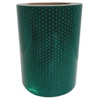 Reflective Tape: Construction/Emergency Vehicles/Utility, Green, 6 in Wd, 50 yd Lg, Acrylic (MPN 19725)