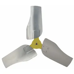 Replacement propeller designed for use with 2RDZ3 unit. Suitable for HVAC and refrigeration systems in industrial ventilation, cooling, and air-handling applications.