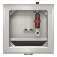 GUY GRAY Outlet Box: 1/2 in FPT, 1/4 in Turn, Center, 8.63 in Box Wd, 11.25 in Box Ht (MPN 82643)