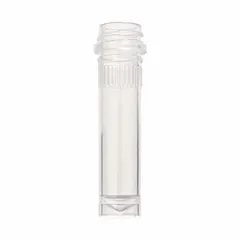 Microcentrifuge Tube, Polypropylene, 2 mL, Square Bottom, Colorless
