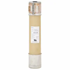 R-rated time-delay cylindrical fuse rated 5.5 kV AC and 230 A. Features indicating function for visual blown-fuse detection. Used for overcurrent protection in medium voltage motor circuits and transformers.