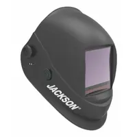 JACKSON SAFETY Welding Helmet: Auto-Darkening, 4 Arc Sensors, Black, W5 - W14, 3.23 in x 3.86 in (MPN 46250)