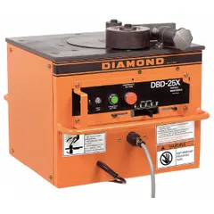 This benchtop corded rebar bender from BN PRODUCTS USA is designed for bending rebar up to #7 size. It operates on 115V AC power and achieves a maximum bending angle of 180°, suitable for on-site fabrication of rebar shapes in construction and concrete reinforcement applications. The tool weighs 190 lb.