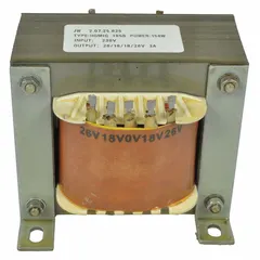 Control transformer for stepping down voltage in machine control circuits. Designed as a replacement part for compatible Westward power tools, including model 6XAE0.