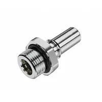 Quick Connection Coupling: Straight, 3/8 in Pipe Size, Cool Blue, Quick Disconnect/Threaded, Brass (MPN LQ4D47006BLU)