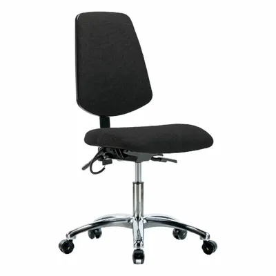 OEM APPROVED VENDOR Fabric ESD Chair, Armless, 19-24 in Height Range - Fabric ESD Chairs