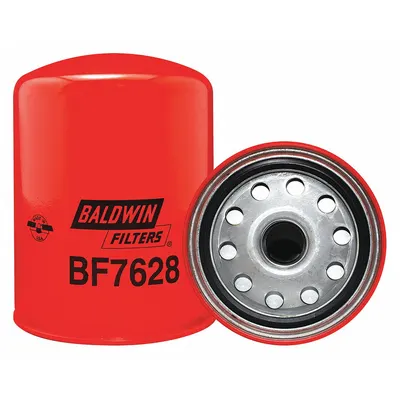 BALDWIN FILTERS Fuel Filter: Spin-On, 4 5/16 in Outside Dia, 1"-14 Thread Size, Cellulose - Spin-On Fuel Filters