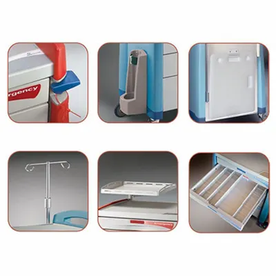 CAPSA HEALTHCARE Side-Mount I.V. Pole for Medical Carts - Side-Mount Accessories for Medical Carts