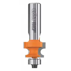Carbide-tipped beading profile router bit with two flutes and a 7/8 in cutter diameter. Designed for creating decorative beaded edges and grooves on wood, MDF, and composite materials. Commonly used in cabinet making, furniture production, and trim work.