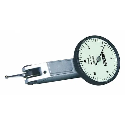 INSIZE Horizontal Dial Test Indicator: 0 in to 0.03 in, Horizontal, Inch - Dial Test Indicators - Horizontal & Tilted-Face Styles