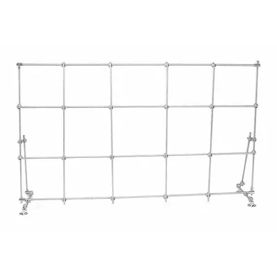 OHAUS Lab Frame Hood: Stainless Steel, 1 in Rod Dia, 12 in Overall Lg - Lab Frames