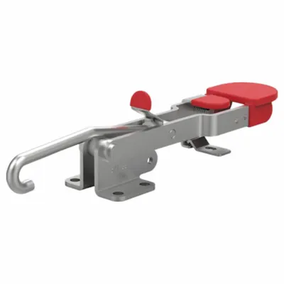 DE-STA-CO Latch Clamp: Horizontal, Includes Locking Handle - Horizontal U-Latch Toggle Clamps