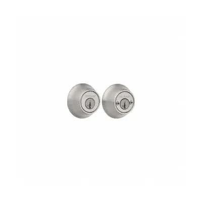 KWIKSET Double Cylinder Deadbolt: Cylindrical, 1 3/4 in Door Thick - Max - Standard Cylindrical Deadbolts