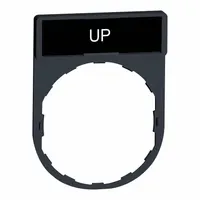 Legend Plate: 22 mm Panel Mounting Size, Rectangular, 1 5/8 in Overall Ht x 1 3/16 in Overall Wd (MPN ZBY2307)