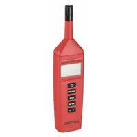 Measures ambient temperature, dew point, relative humidity, and wet bulb temperature. Suitable for environmental monitoring and indoor air quality assessment in HVAC and facility maintenance applications