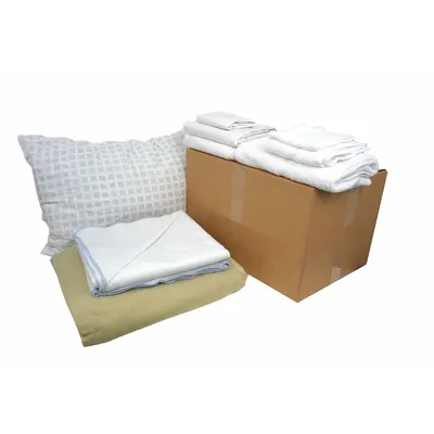 R & R TEXTILE Bedding and Bath Kit: Twin Compatible Mattress Size, Pre Washed - Pre-Washed Bedding & Bath Linen Sets