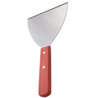 CRESTWARE Hand Scraper: 9 1/2 in Overall Lg, 5 in Blade Wd, 4 in Blade Lg, Stainless Steel, Brown (MPN WHG55)