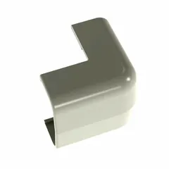 This PVC fitting is used in fiber-routing raceway systems to manage and protect fiber-optic cables. It functions as a tee or elbow for routing cables around corners or branching in multiple directions. Color is off white; dimensions are 1-1/4 x 1-1/4 x 1-1/4 x 1/2 inches.