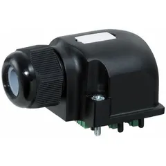 This connective cap is designed for use with a 6-way M12 5-pole distribution box. It features field-wireable poles on the free end and a current rating of 8 A. Suitable for terminating junction and distribution blocks in industrial wiring applications.
