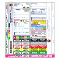 DISASTER MANAGEMENT SYSTEMS Wristband Triage Tags: EMT3 System, 50 PK (MPN DMS-05739)