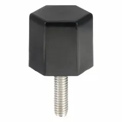 This thumb screw is used to secure panels or components on compatible ice machines. Designed for hand-tightening without tools, it simplifies access during maintenance or repair. Suitable for commercial kitchen and foodservice equipment.