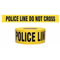 APPROVED VENDOR Barricade Tape: 1,000 ft Lg, 3 in Wd, Police Line Do Not Cross Legend, Polyethylene (MPN B3103Y12)