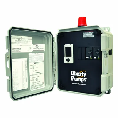 LIBERTY PUMPS Duplex Control Panel: Duplex, Single Phase, 120/208/240V AC, 0 to 14.9 A - Multi-Purpose Pump Control Panels