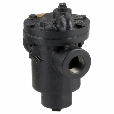 BELL & GOSSETT Steam Trap: Cast Iron, 1/2 in FNPT, 690 lb/hr, 125 psi Max., 450°F Max. - Standard Inverted-Bucket Steam Traps