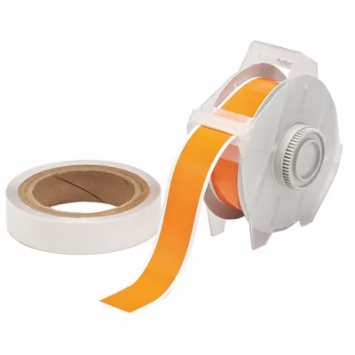 BRADY Continuous Label Stock: 1 1/8 in x 100 ft, Polyester With Rubber Adhesive - Brady Floor Marking Tape