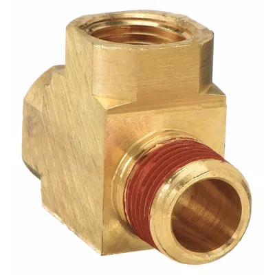 PARKER VS2225P-12 Threaded High-Pressure Pipe Tee with Sealant - Threaded High-Pressure Pipe Fittings with Sealant