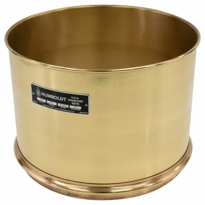OEM Standard Stainless Steel Cloth Test Sieve, 12 in, #200 - Standard Stainless Steel Cloth Test Sieves