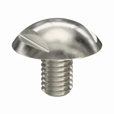 KIPP Machine Screw: M5x0.80 Thread Size, 8 mm Lg, Truss Head, Spanner, 316, Stainless Steel - Hygienic Truss-Head Panel Screws