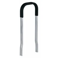 Aluminum frame extension for Magliner hand trucks with U-Loop and 86031 handles. Overall height 24 in, width 1 1/2 in, load capacity 500 lb. Includes foam sleeve for operator comfort. Extends hand truck height for transporting taller or bulkier loads.